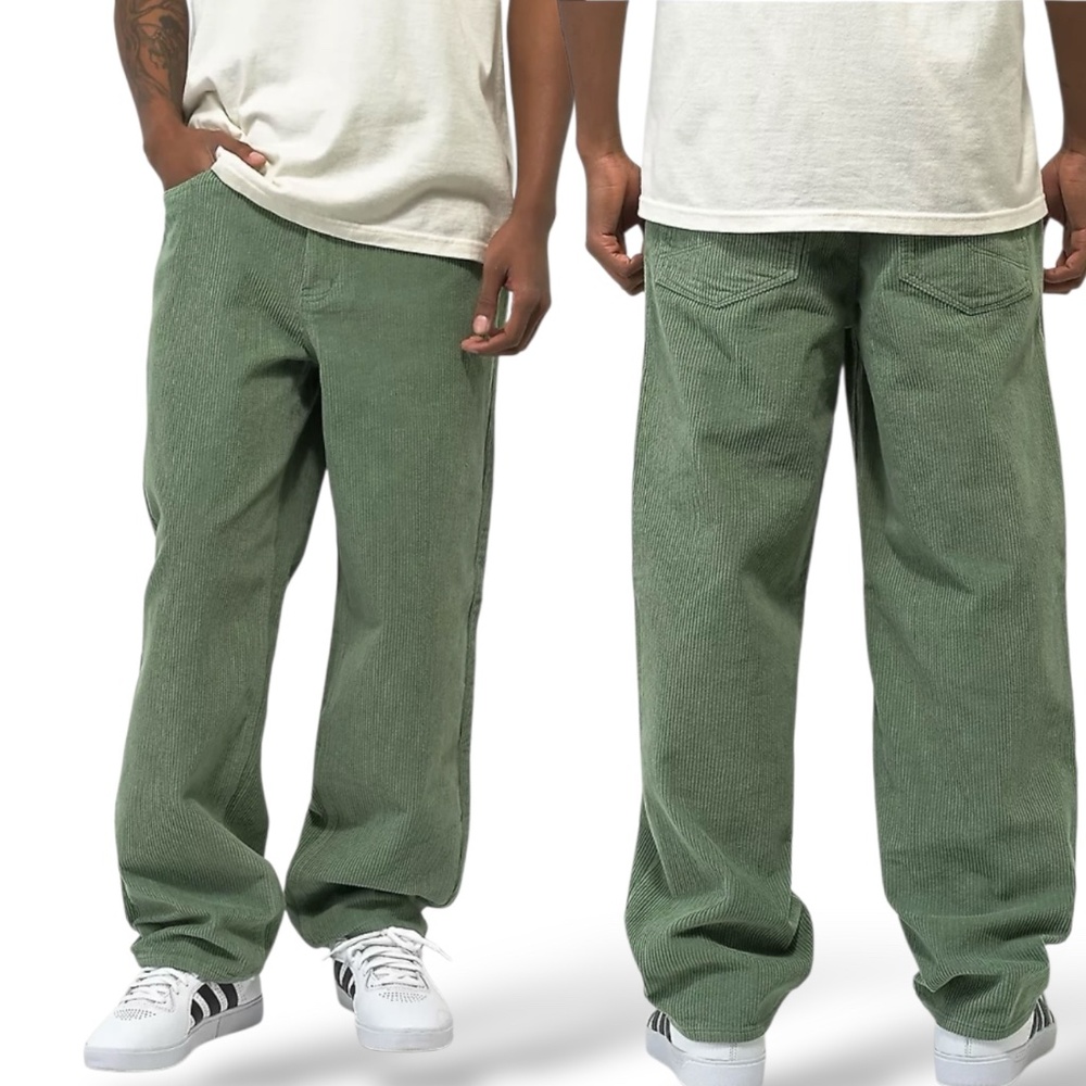 Empyre Olive Green Straight Leg Pants - Picture 9 of 9